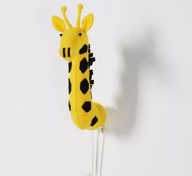 立體動物頭小掛勾