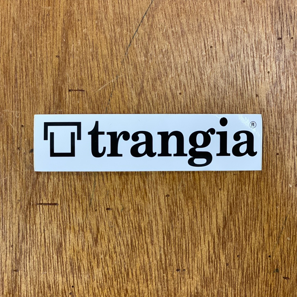 Trangia 原廠戶外風格車貼. 貼紙 - 黑 (小)