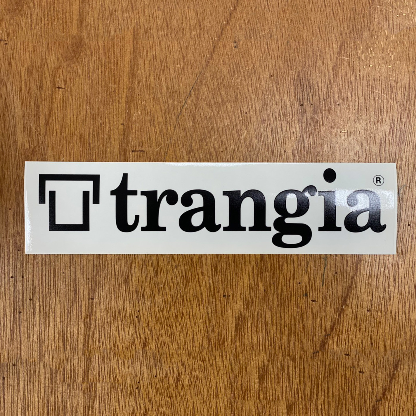 Trangia 原廠戶外風格車貼. 貼紙 - 黑 (大)