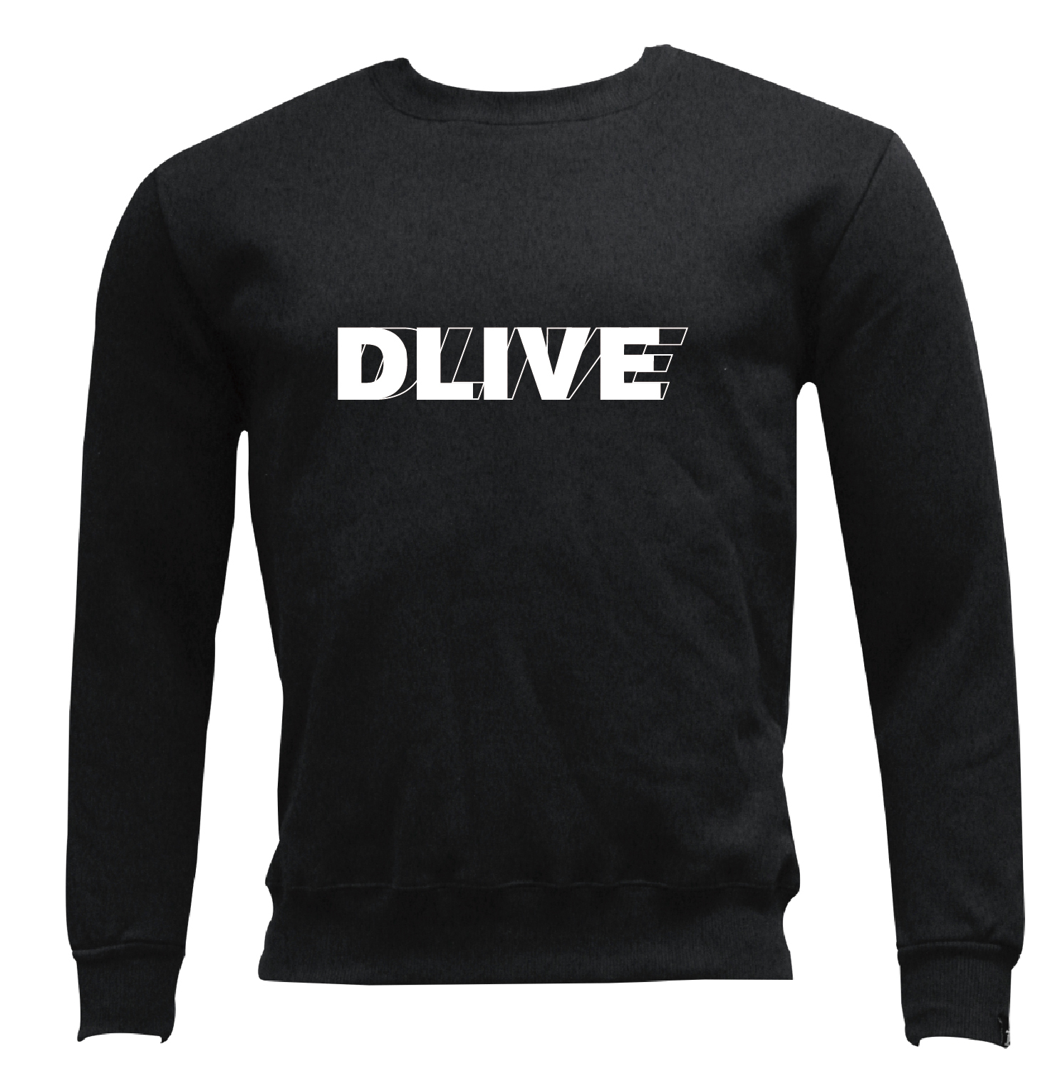 DLIVE LOGO(1) - 無口袋大學T (共二色)