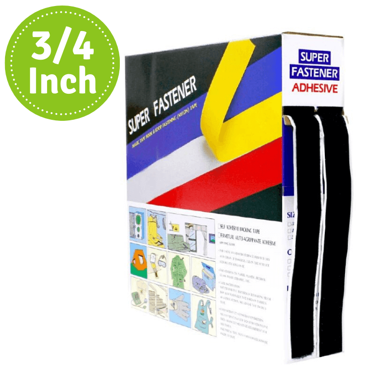 20mm(3/4") Width Self Adhesive Tape Hook and Loop Sticky Backed Fastener