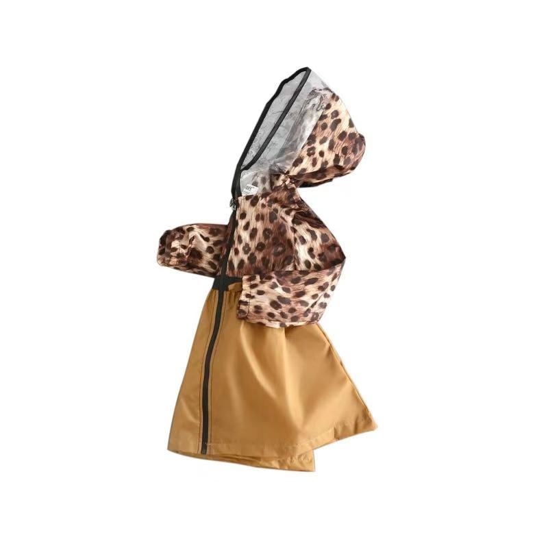 Fashion Leopard Raincoat