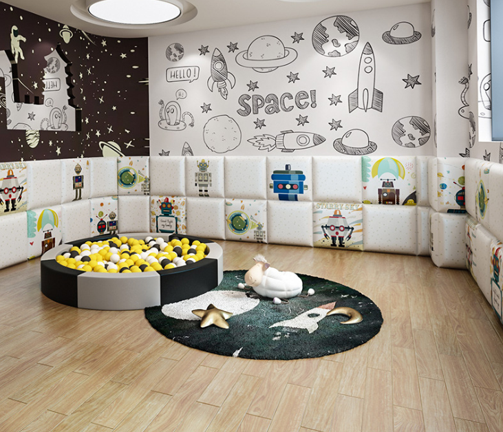 歐美星空造形防撞安全牆貼