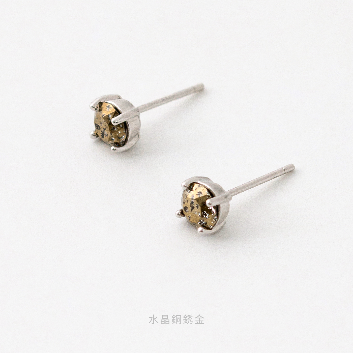 施華洛世奇 單鑽 S925 銀針 抗過敏 耳環