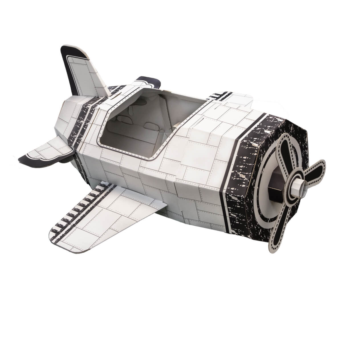 14822B Airplane-Flyme 螺旋槳飛機  紙製可穿戴玩具飛機 「香港自家品牌FPF 香港原裝行貨」