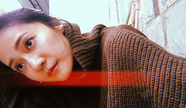 逆光飛行高領針織罩衫上衣-棕可可