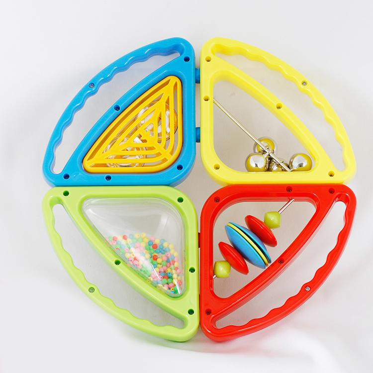 ORFF 奧福樂器 手搖鈴套裝組(4入) MB006-1 兒童樂器 幼兒樂器 節奏樂器