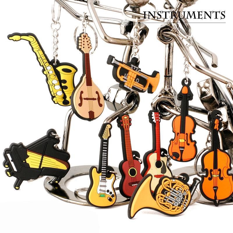 鑰匙圈 MG45 提琴 吉他 小喇叭 法國號 爵士鼓 鋼琴 豎琴 小叮噹的店