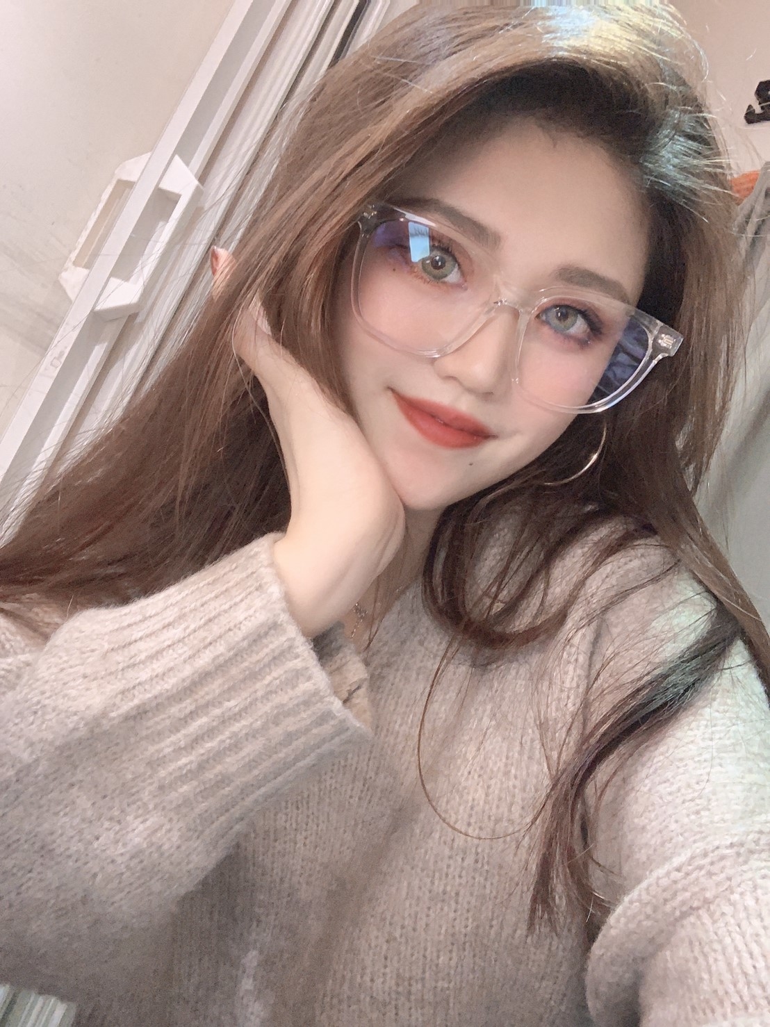 G0930017經典膠框眼鏡/兩色