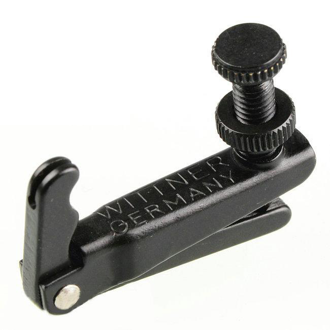 德國原裝 WITTNER 1/2 1/4 通用小提琴微調 黑色 E19 DS0903B