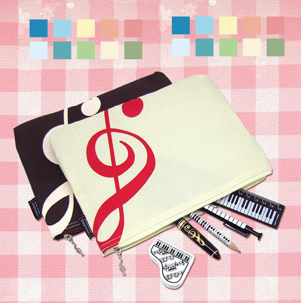 台製 T047 高音符大筆袋 鉛筆盒 公司貨 附發票