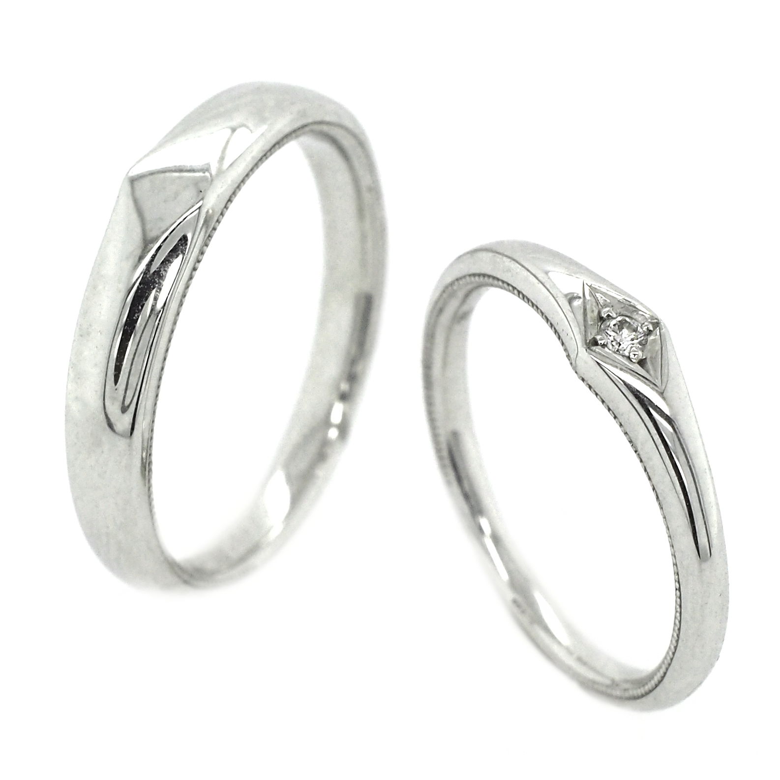 Parallel Galaxy - Provocative 18K白金 結婚戒指