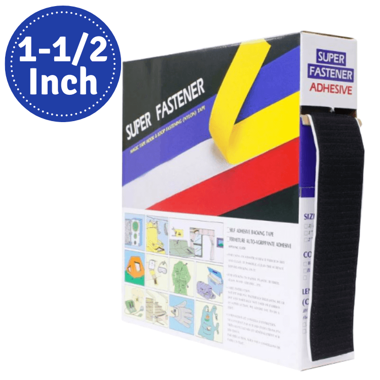38mm(1-1/2") Width Self Adhesive Tape Hook and Loop Sticky Backed Fastener