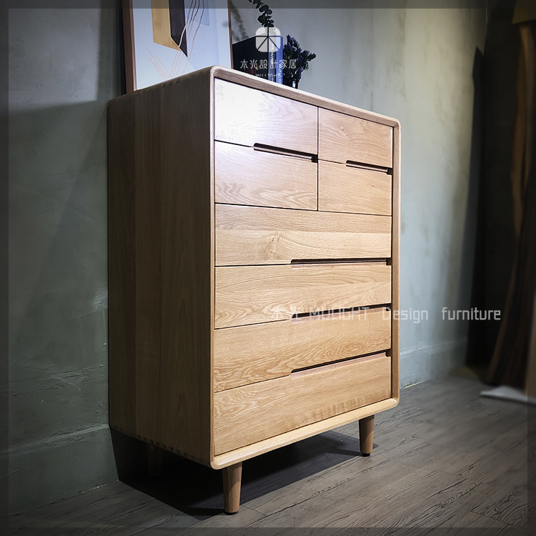 Esther-白橡木簡約多格抽屜櫃|可訂製