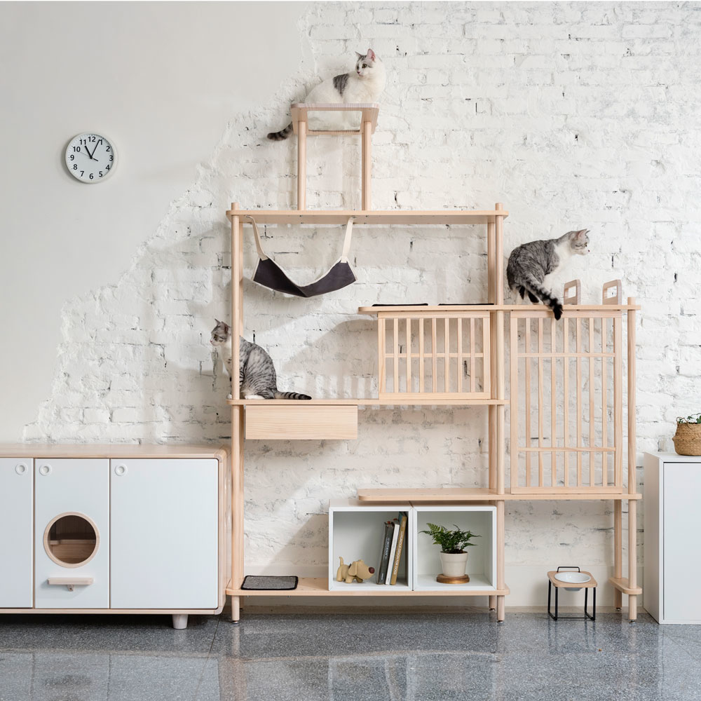 拍拍pet S Design 半半貓跳台 旗艦版 質感寵物傢俱