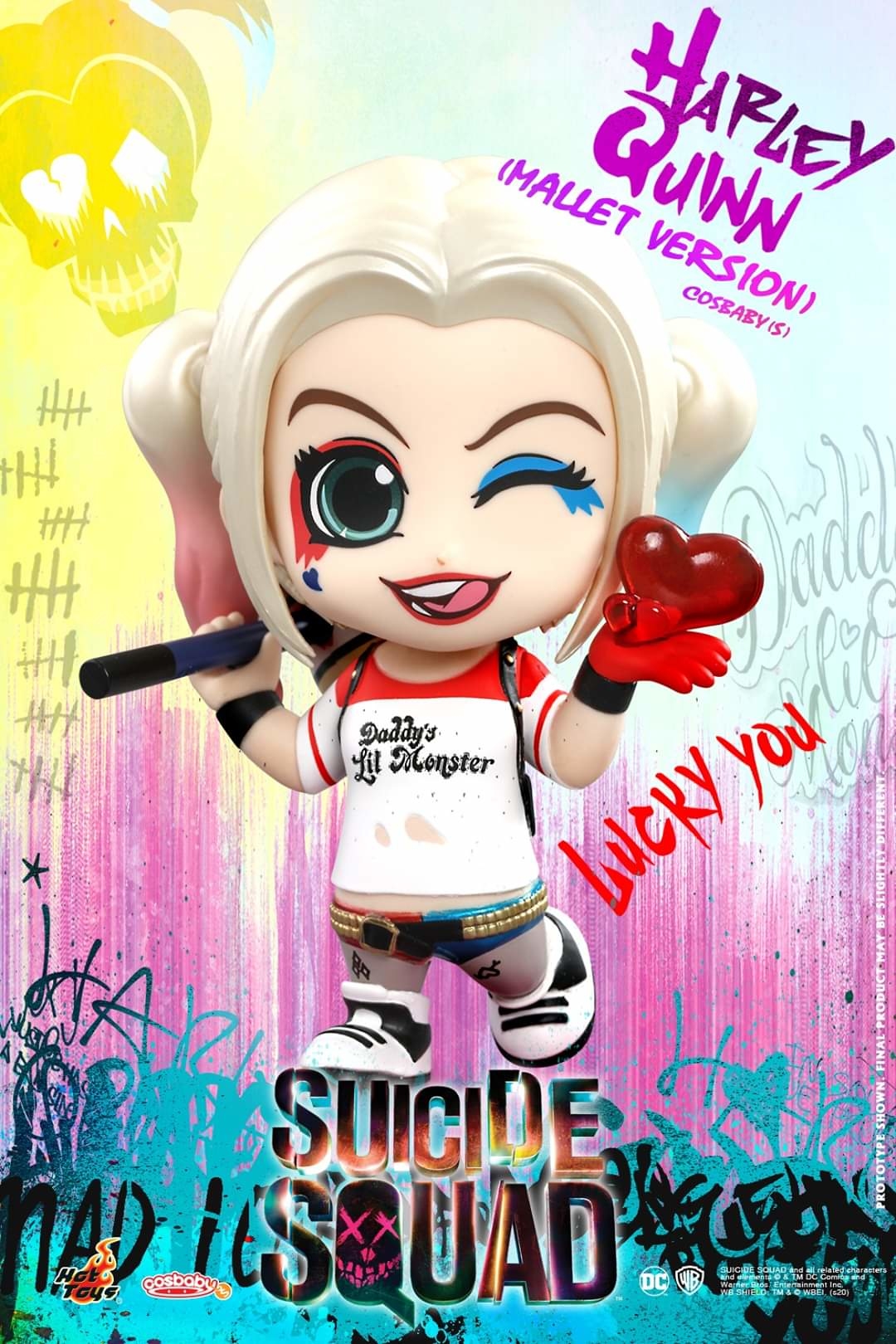 Hot Toys Harley Quinn (Roller Derby Version) Cosbaby
