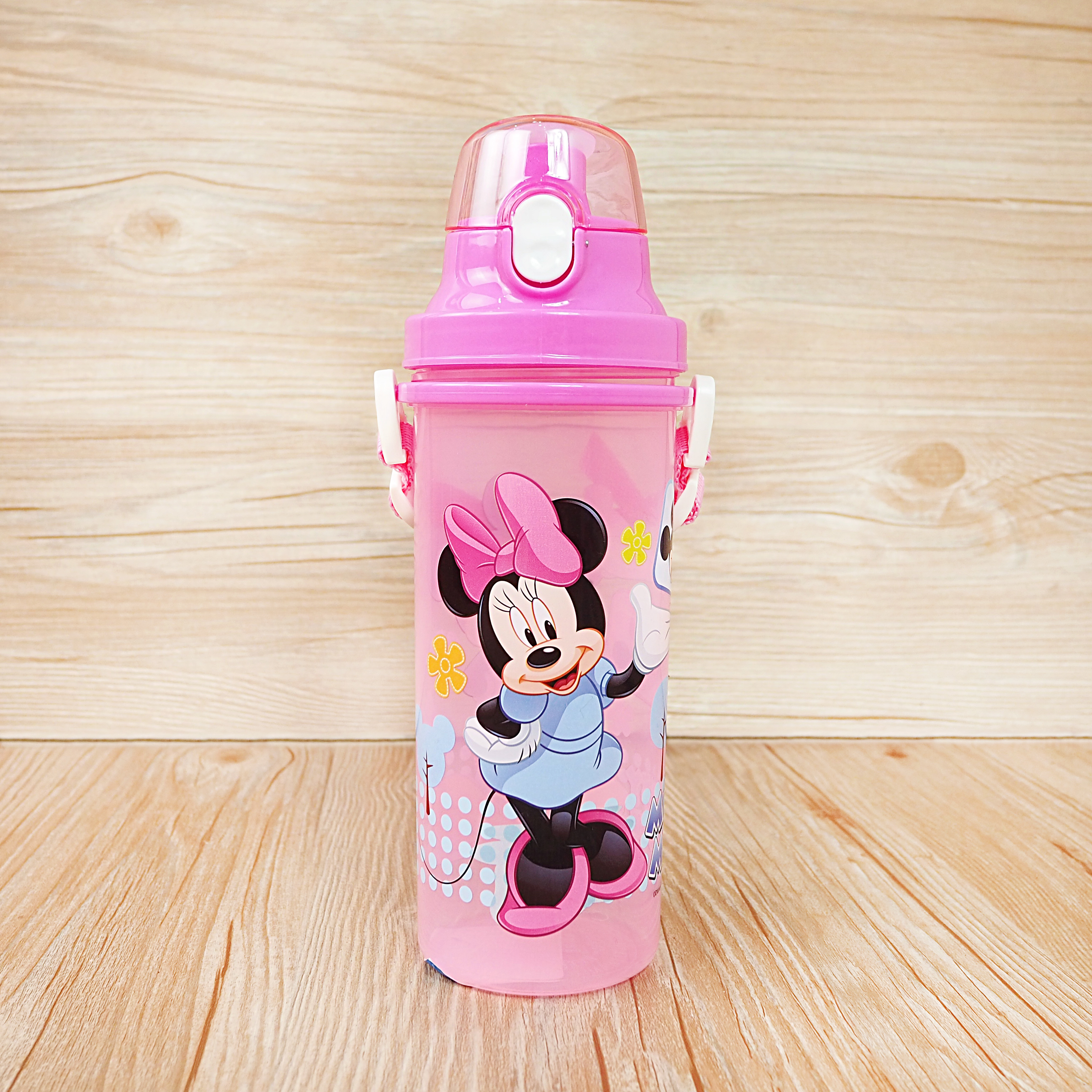 Mickey&Minnie米奇米妮 直立式背帶水壺650ml-31334