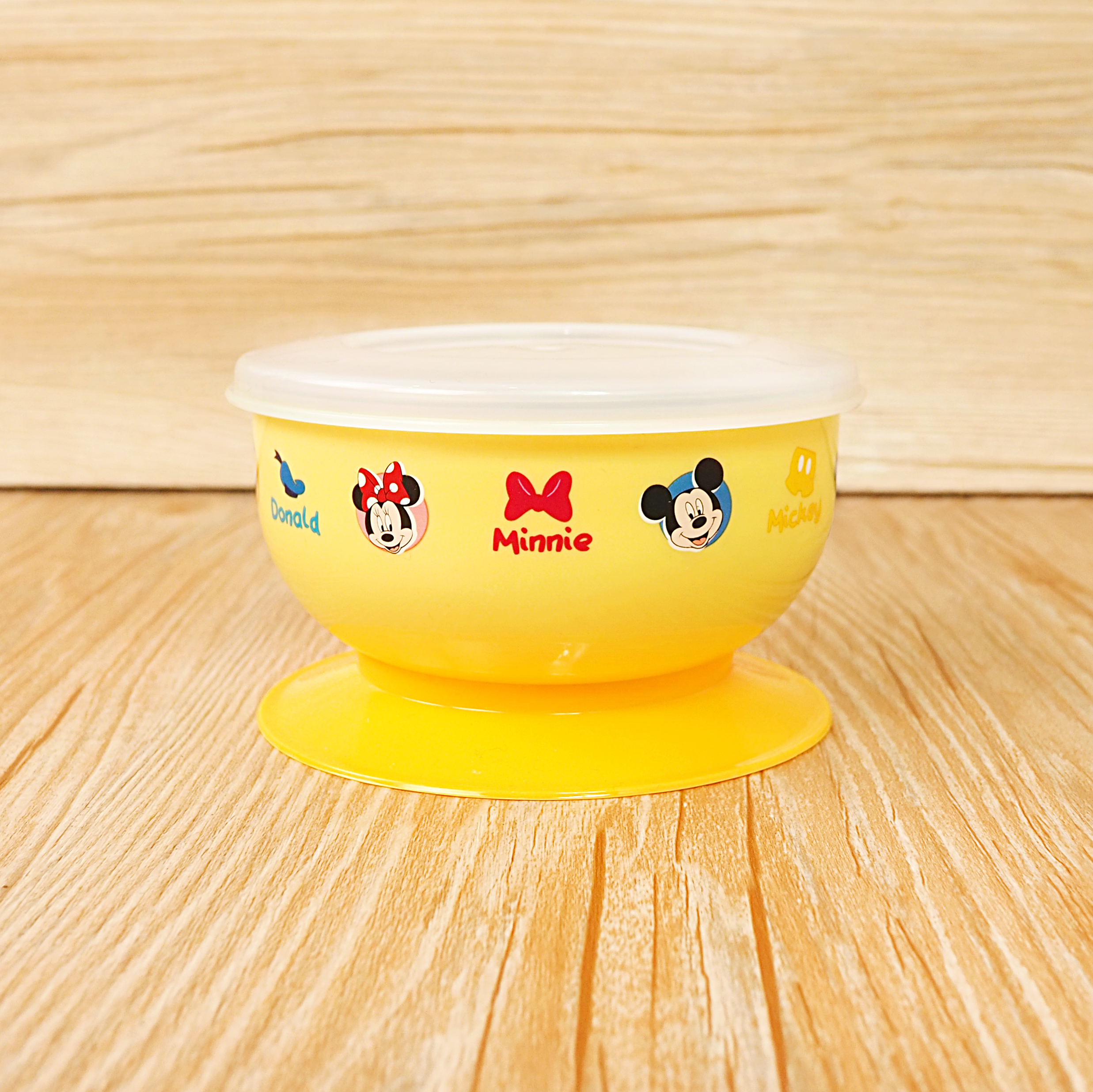 Mickey&Minnie米奇米妮 不鏽鋼吸盤碗-51882