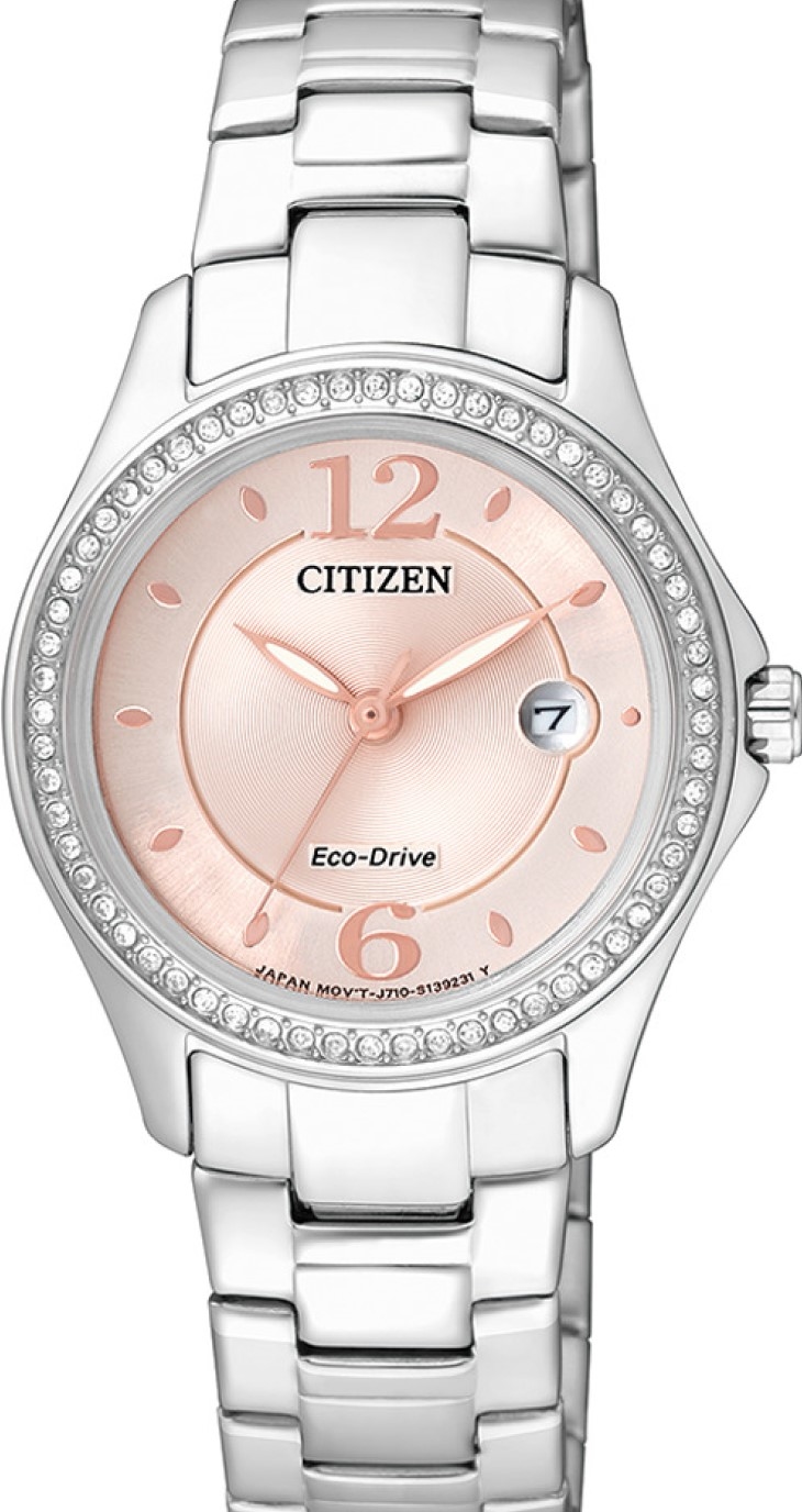 萬年鐘錶 - Citizen 星辰錶 光動能女錶   FE1140-51X   錶徑29.5MM