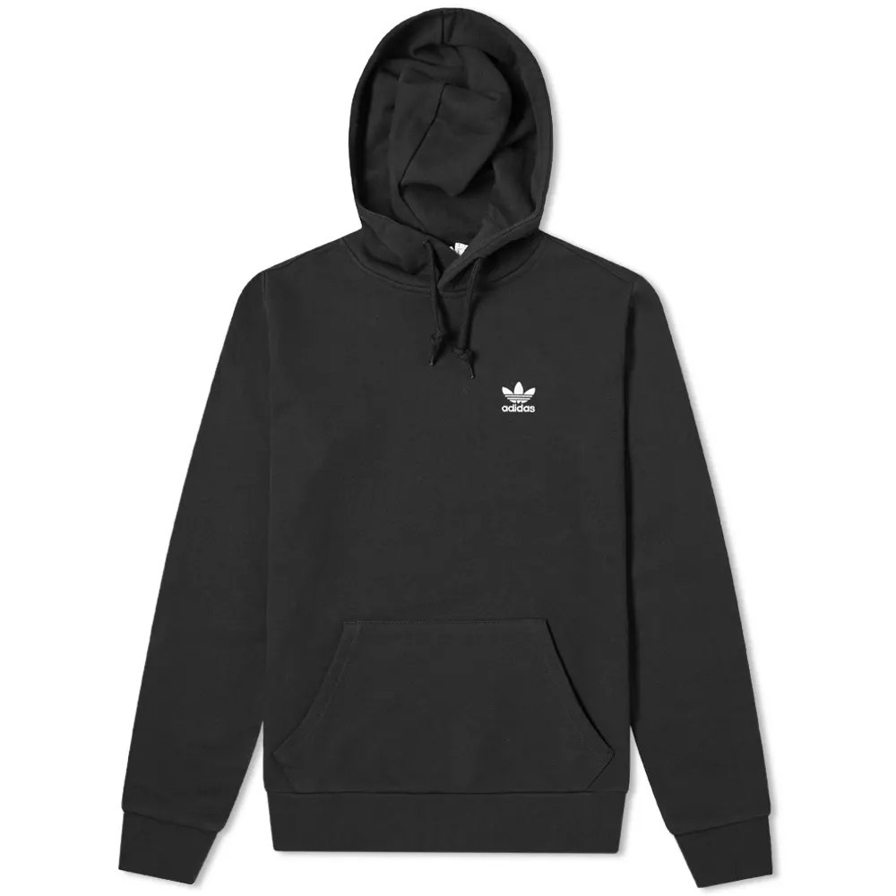 Adidas Small Logo Hoodie Men Black