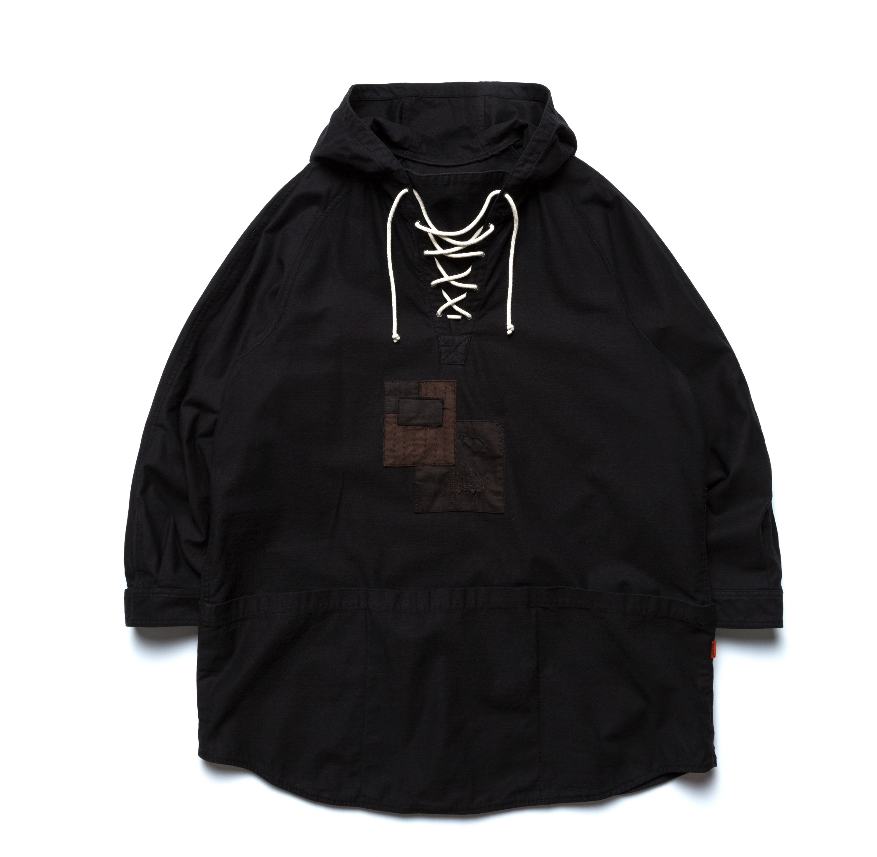 GOOPiMADE x SYNDRO  “BORO EXPLORER” PATCHWORK MOUNTAINEERING SMOCK - Black