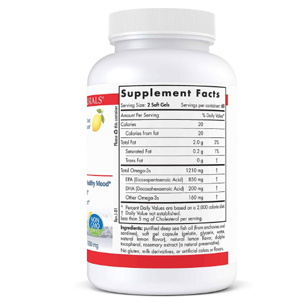 Nordic Natural ProEPA Fish Oil (1000mg) (120capsules) (K009)