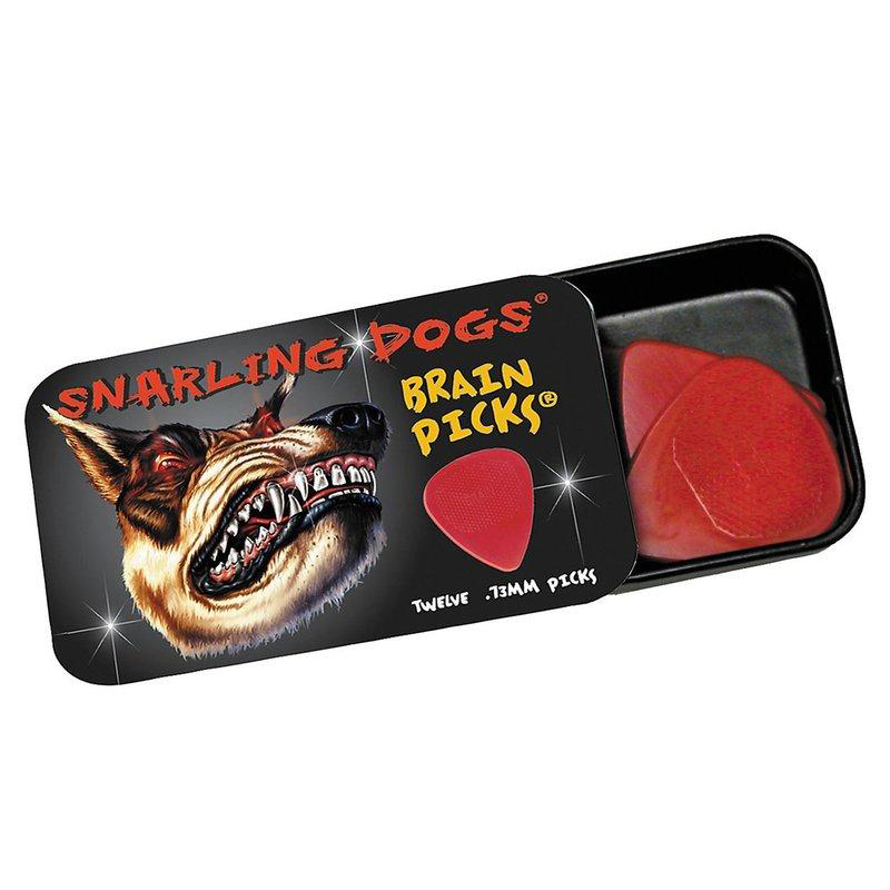 美國 D'Andrea Snarling Dogs 彈片組 錫盒裝 12片入