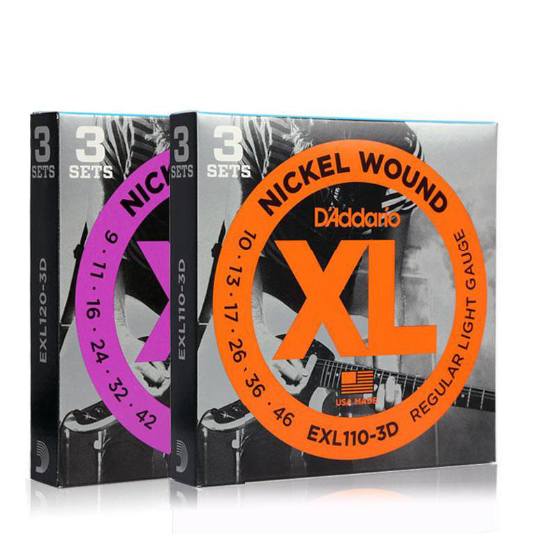 電吉他弦 美國 Daddario EXL120-3D EXL110-3D 一組3套