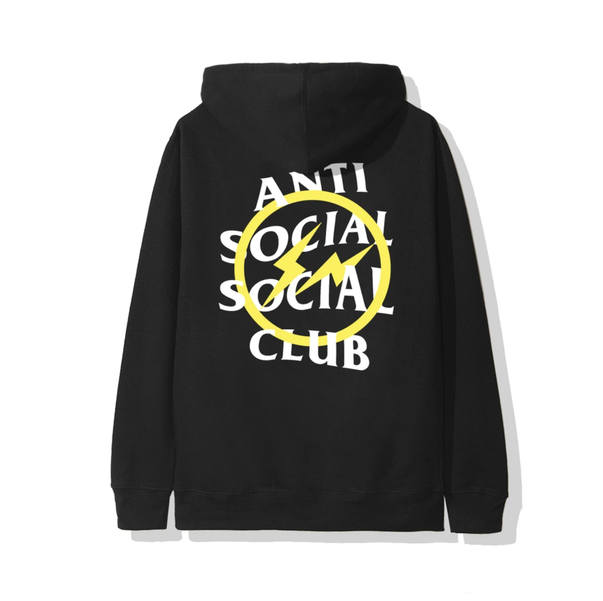 パーカー・フーディ Anti Social Social Club x Fragment Pink Bolt Hoodie FW19 Anti Social Social Club X Fragment Black+Pink Hoodie Size S