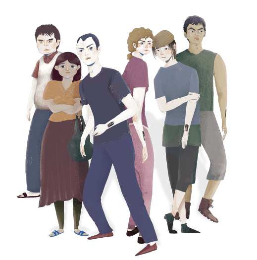 貧型世界 角色插畫