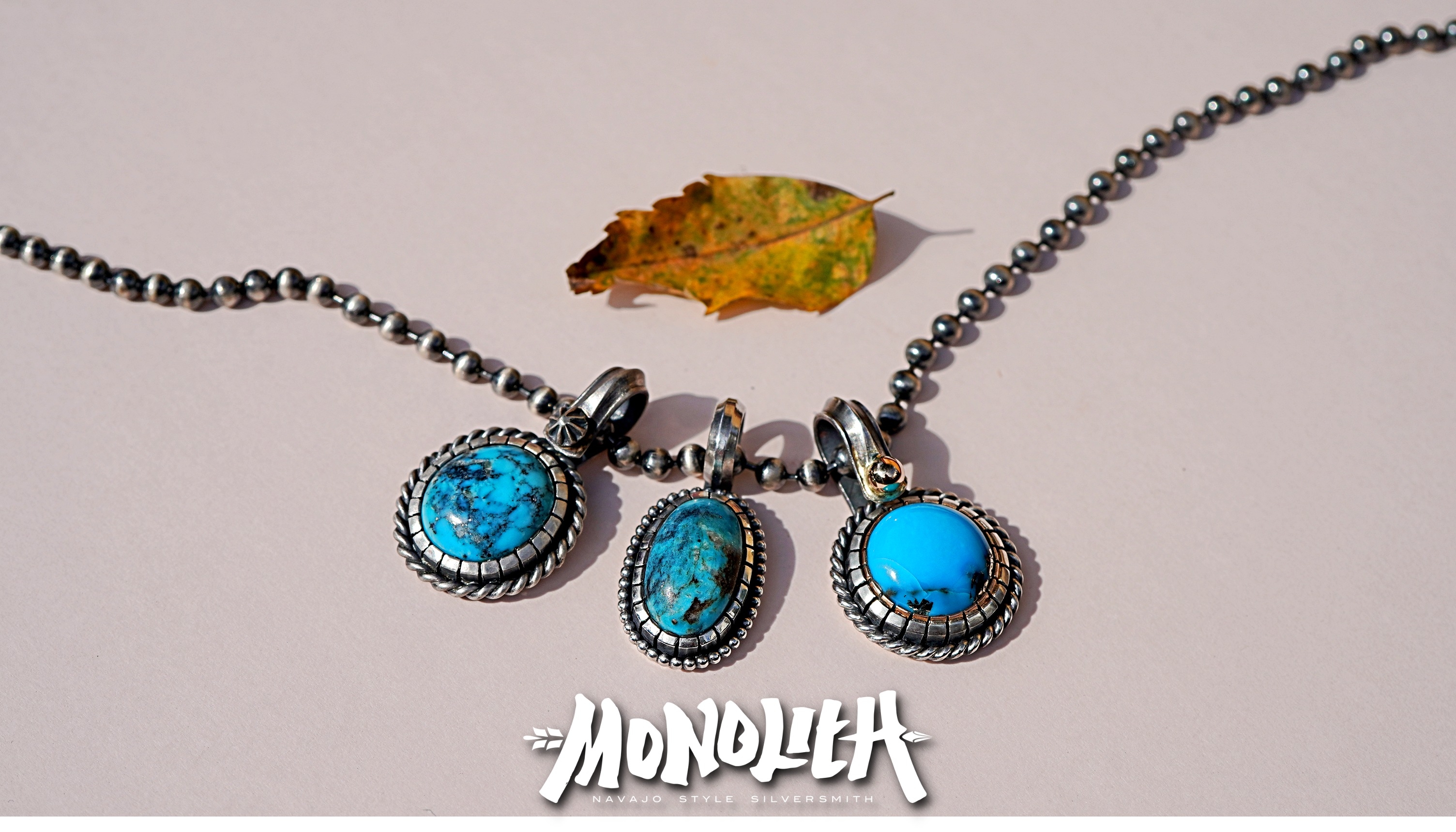 Ithaca Peak 綠松石 【 吊墜 】