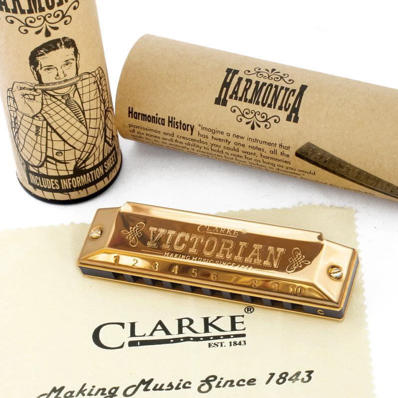 布魯斯口琴/全音階口琴(C調十孔) 英國Clarke CH10-D