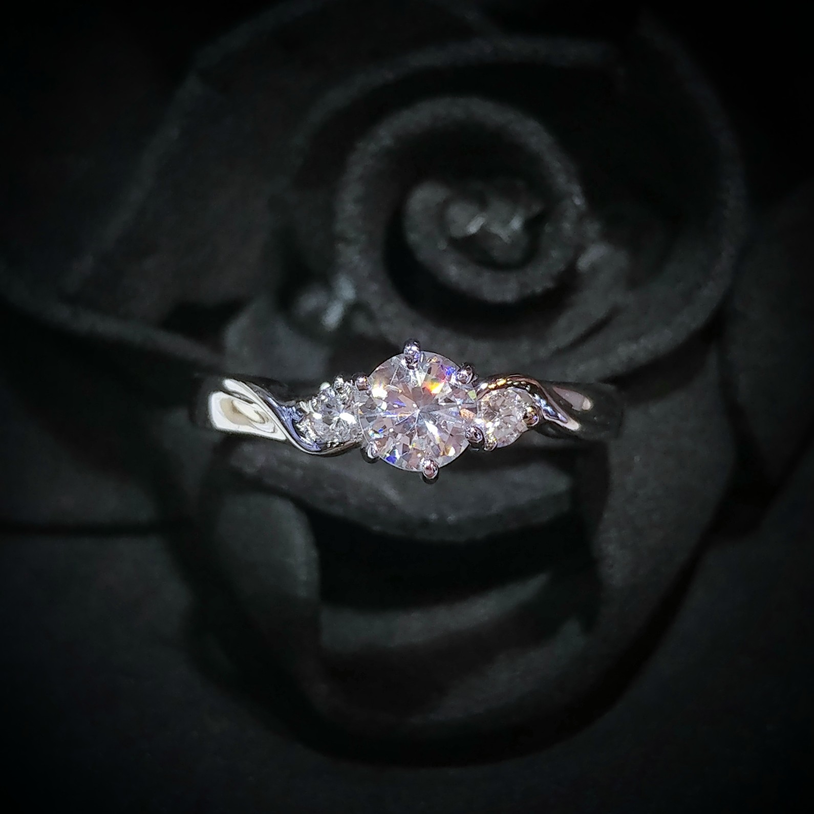 18K White Gold 0.40ct Diamond Ring