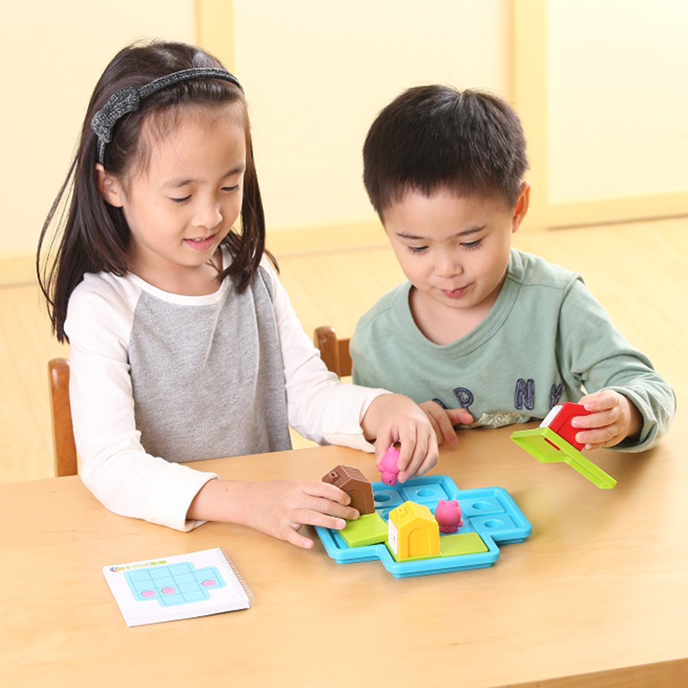 比利時 SMART GAMES - 三隻小豬-3-6歲