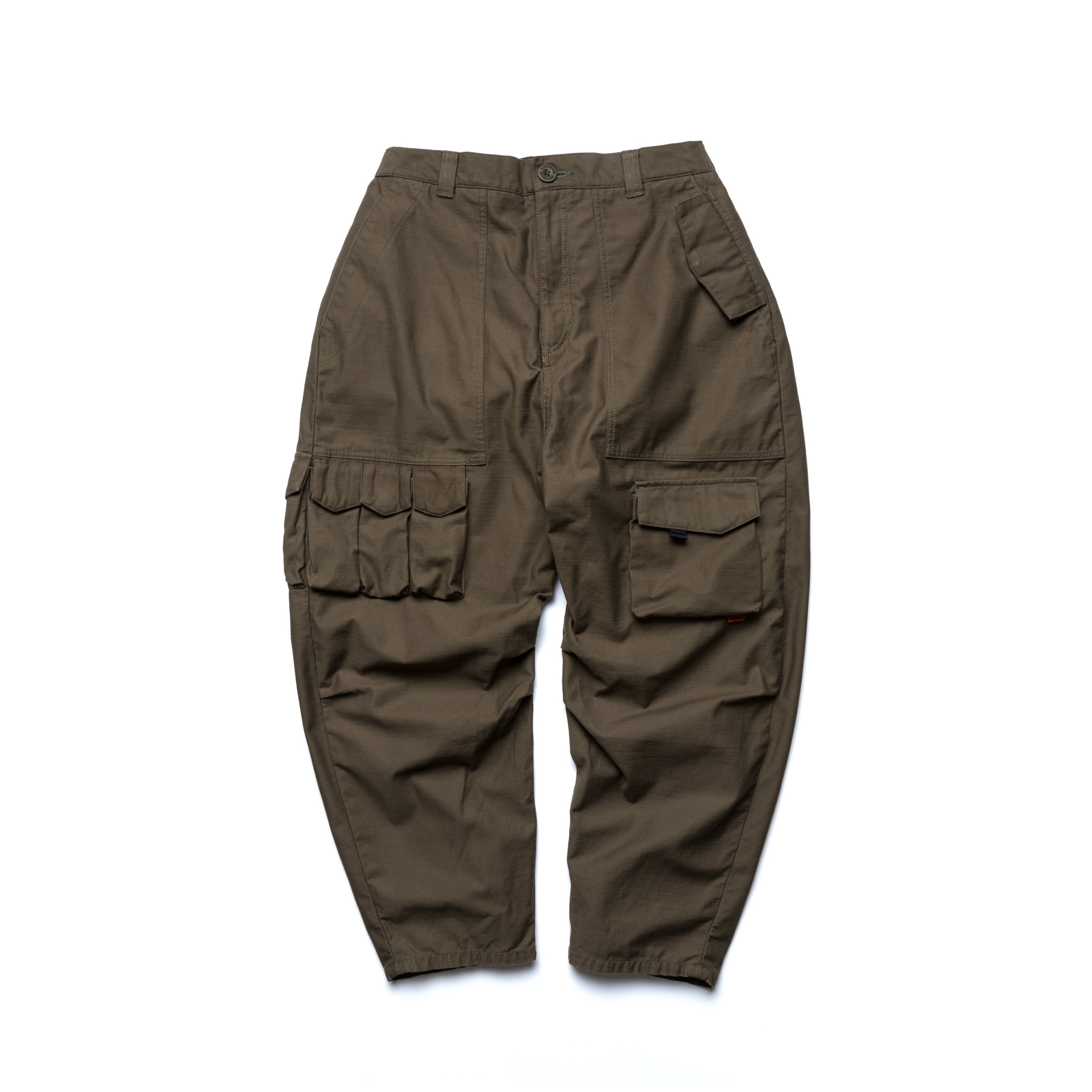 “PARATROOPER” MULTI-POCKET ARMY PANTS - Olive