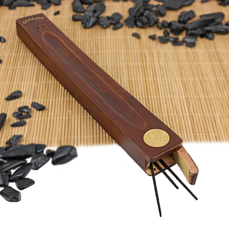 美國 GONESH |  原木色線香收納盒