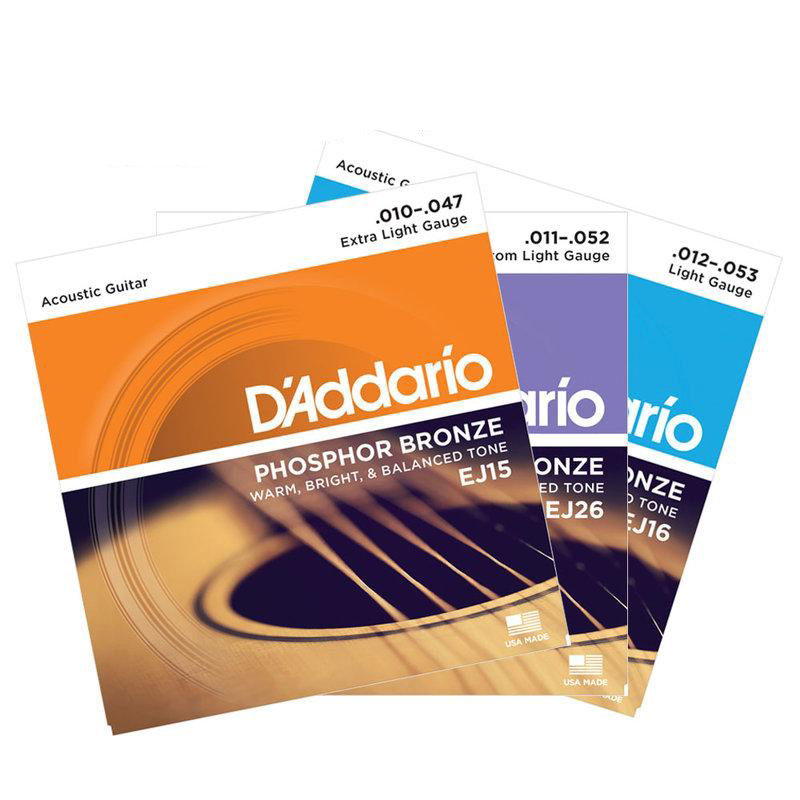 木吉他弦 D'addario EJ15 EJ16 EJ26 磷青銅