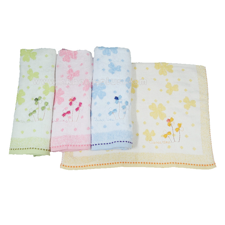 2條裝 厚身四葉草浴巾 4520820