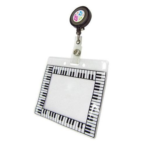 台製 TA4518M 識別證套 音樂鍵盤風 識別套+溜溜球萬用夾
