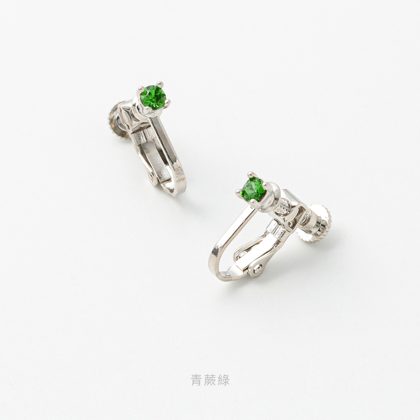 施華洛世奇 單鑽 耳夾 夾式耳環