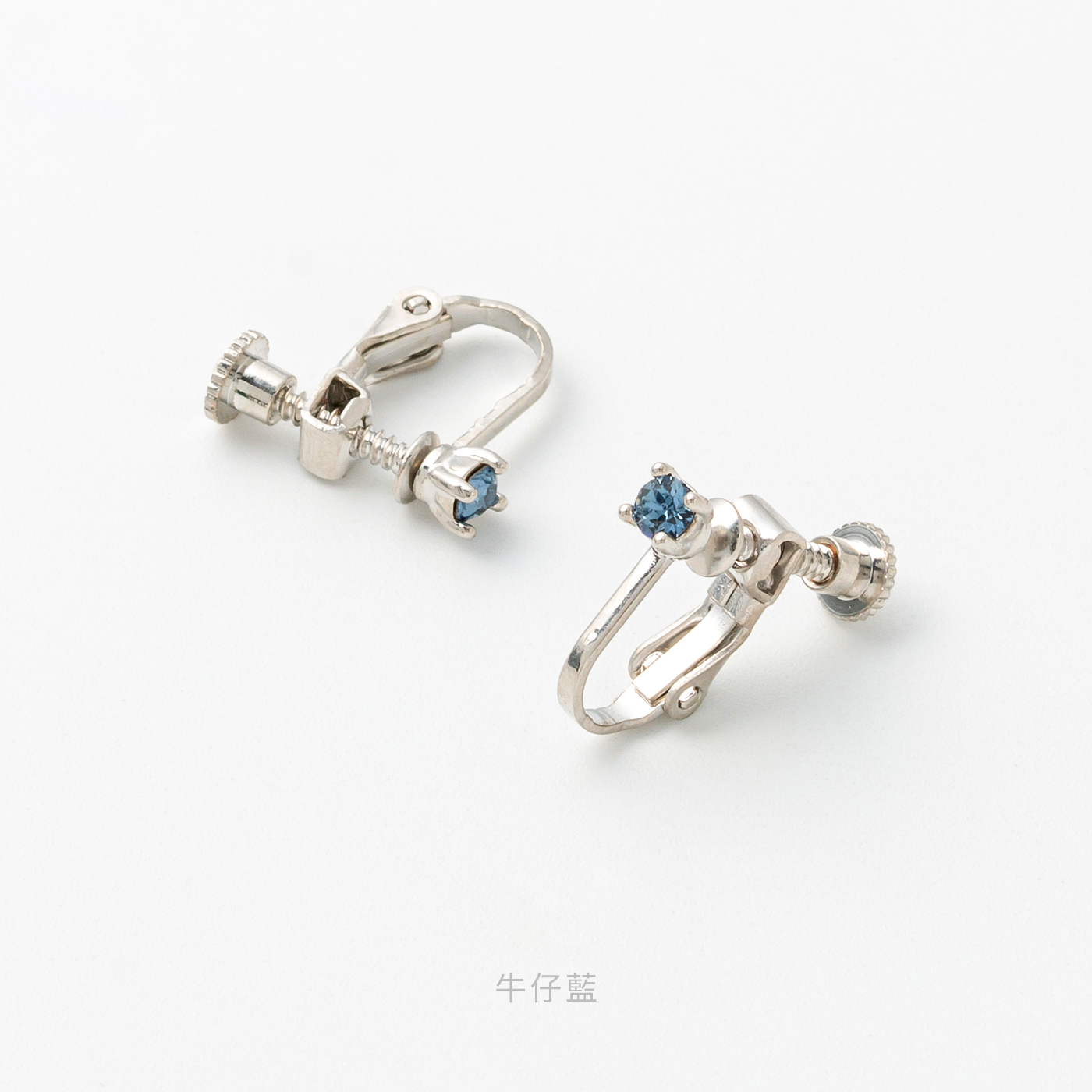 施華洛世奇 單鑽 耳夾 夾式耳環