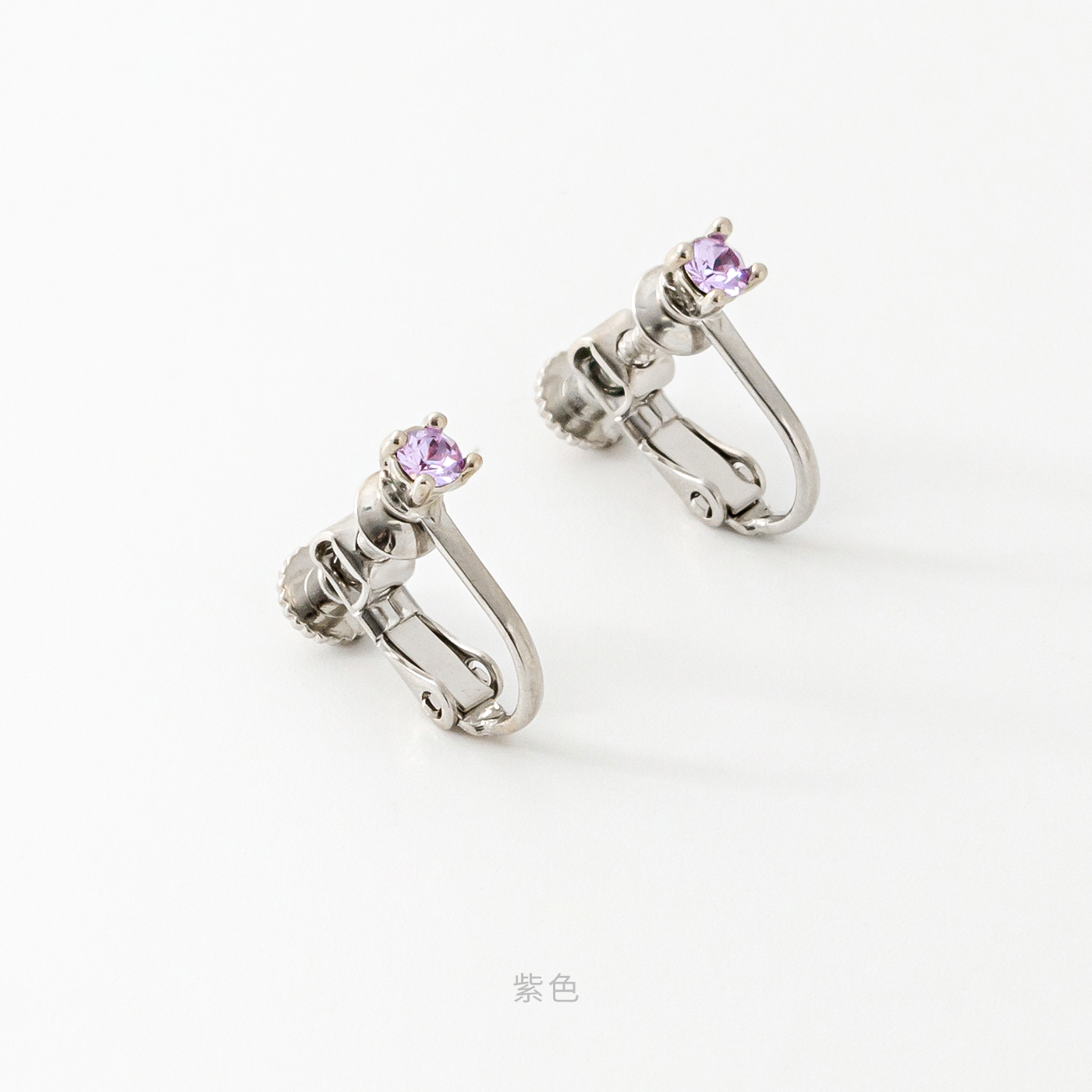 施華洛世奇 單鑽 耳夾 夾式耳環