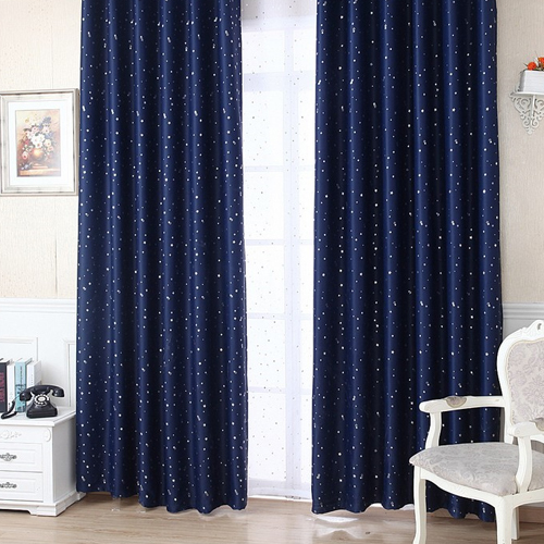璀璨星空 • 深藍 • 遮光窗簾