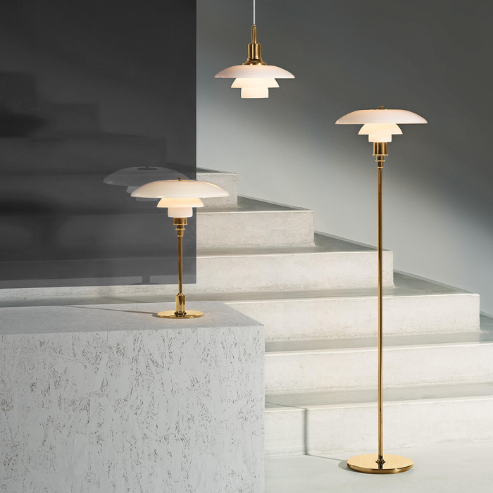 PH 3½-2½ 玻璃立燈 (三款燈身顏色)