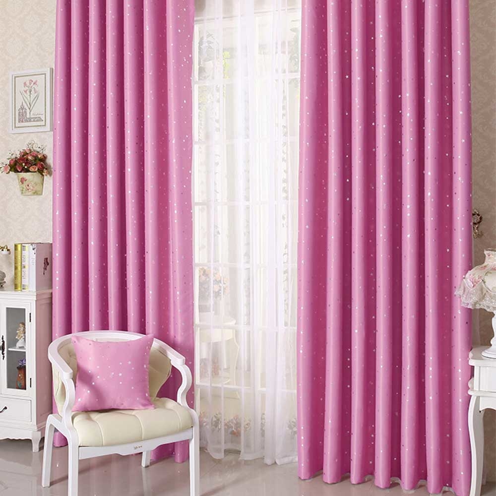 璀璨星空 • 粉色 • 遮光窗簾