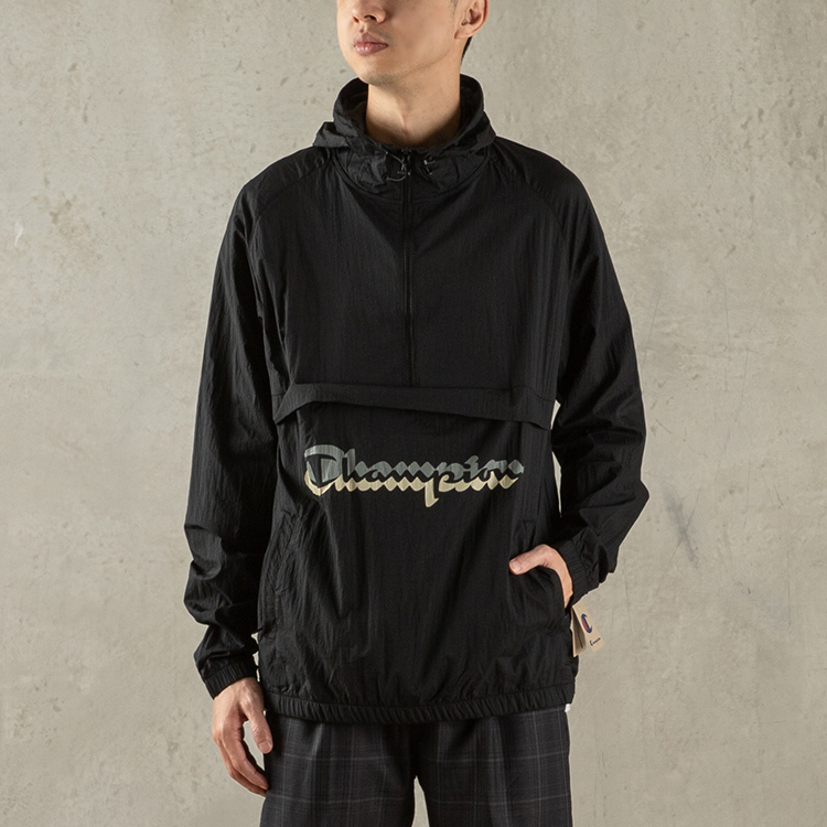 特價商品- 美國 Champion 半拉鍊 連帽 風衣外套 - V0180