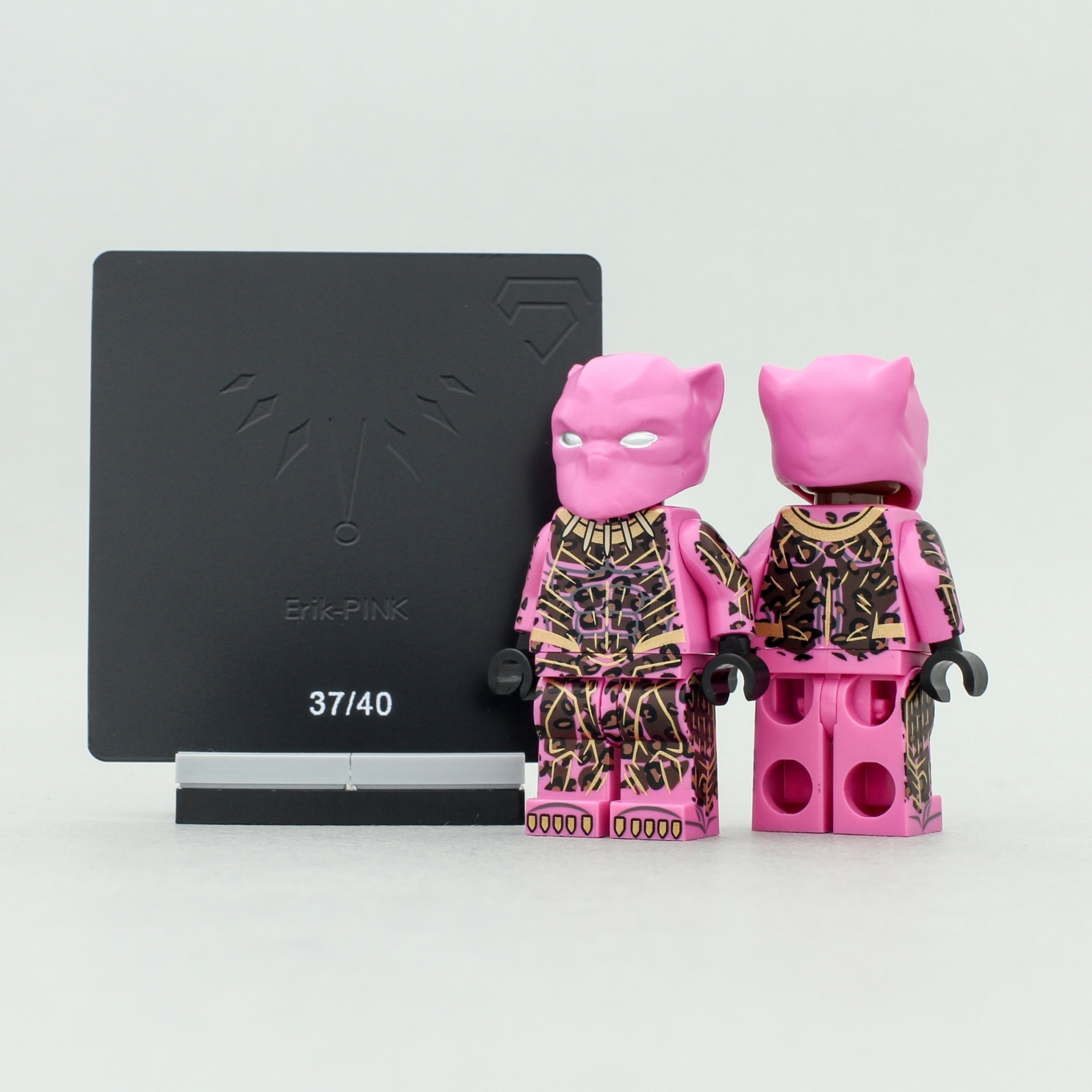 [crystal] 黑豹 艾瑞克·齊爾蒙格 (粉紅&白&黑)