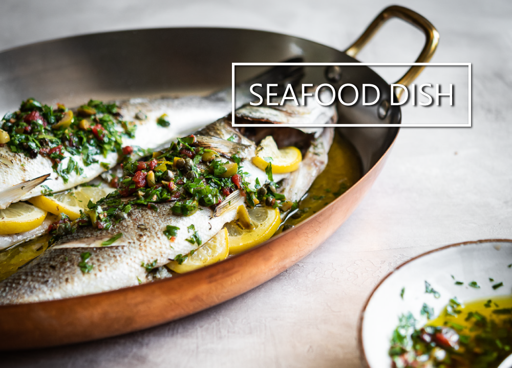 de Buyer French pans for fish and seafood