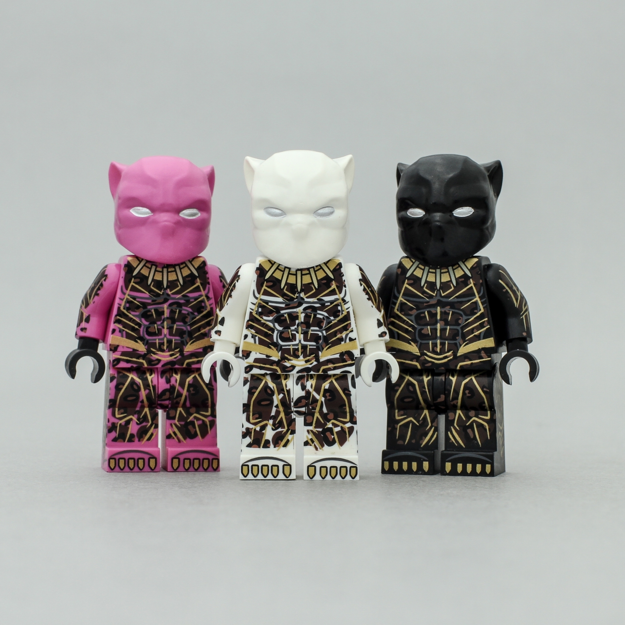 [crystal] 黑豹 艾瑞克·齊爾蒙格 (粉紅&白&黑)