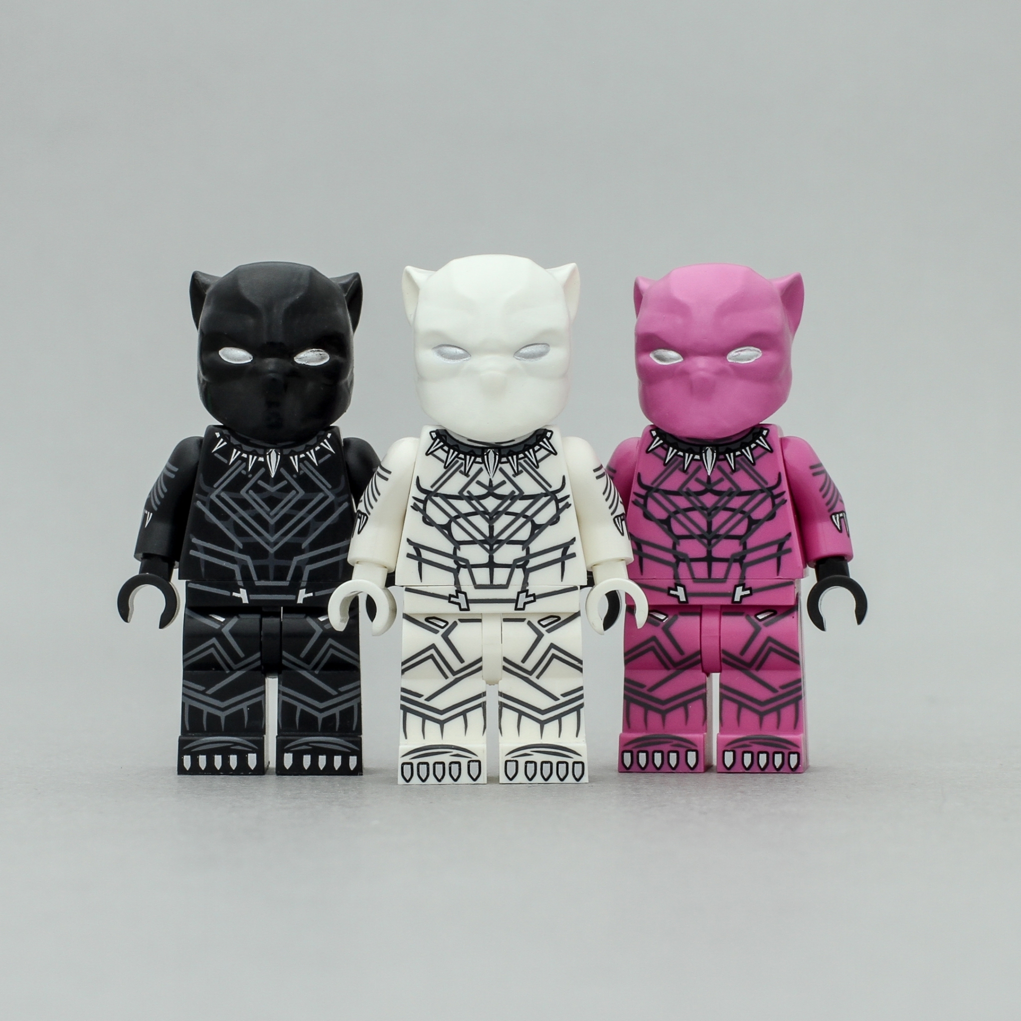 [crystal] 黑豹 內戰 (粉紅&白&黑)